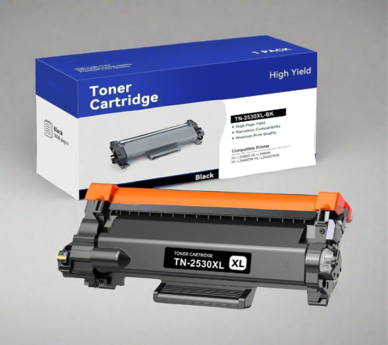 WhiteBox Premium Compatible Brother TN-2530XL Toner Cartridge High Yield for HL-L2445DW L2464DW(3K)