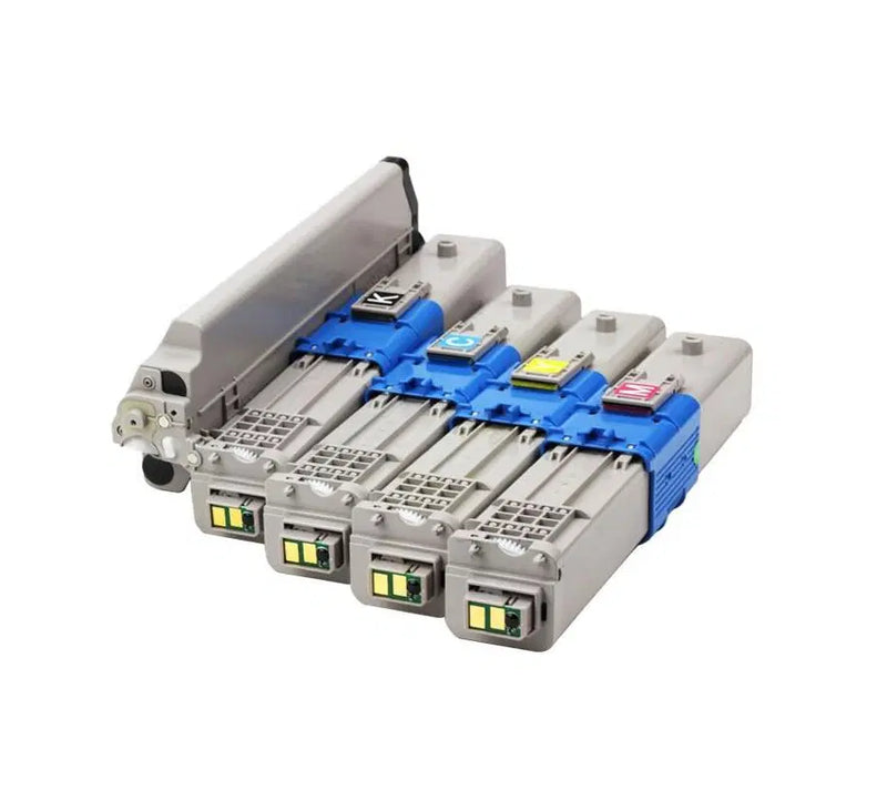 Bundle: 4x Pack Premium Compatible OKI C810 C830 Toner Cartridge Set [44059133-44059136]