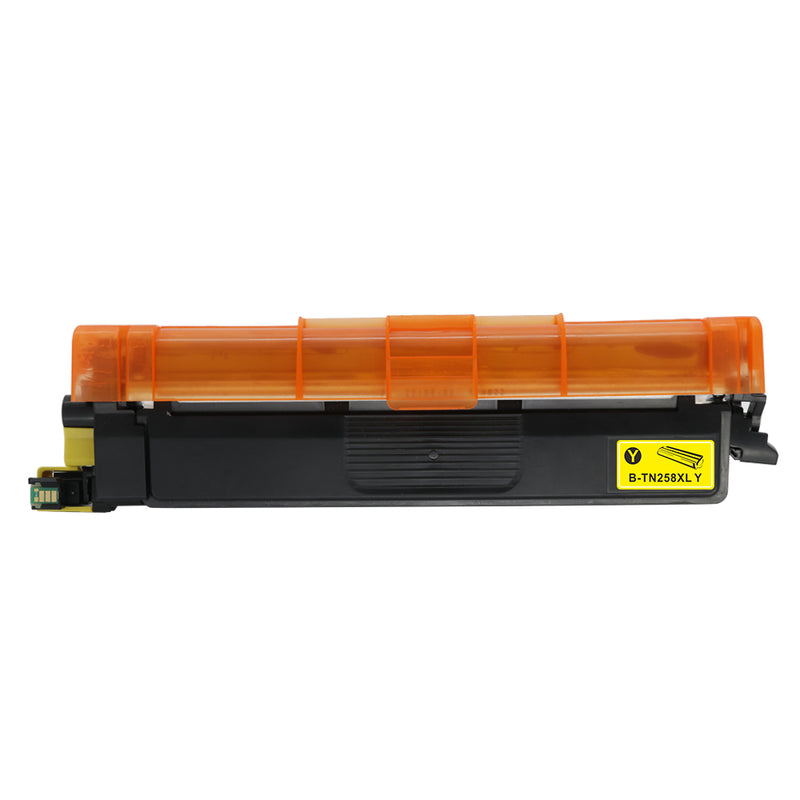 Bundle: 4x Pack Premium Compatible Brother TN-258XL-C/M/Y/K Toner Cartridge Set High Yield TN258