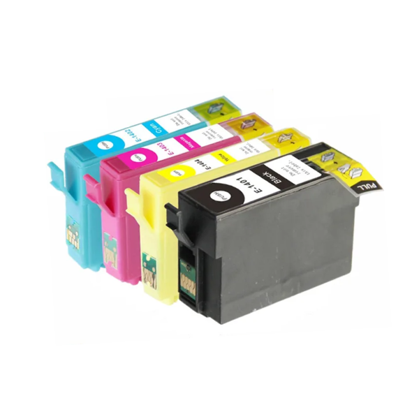 CT A-Grade Premium Quality Epson T1401-T1404 CMYK Compatible Inkjet Cartridge Bundle