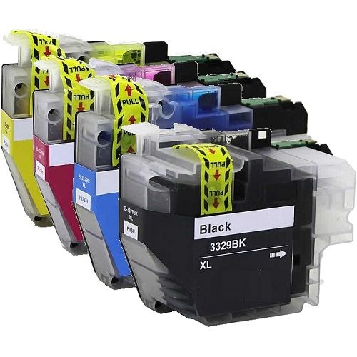 Bundle: 4x Pack A-Grade Premium Compatible Brother LC-3329XL C/M/Y/K Ink Cartridge Set