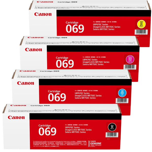*SALE!* 4x Pack Genuine Canon CART069 C/M/Y/K Toner Cartridge Set for LBP674Cx MF756Cx
