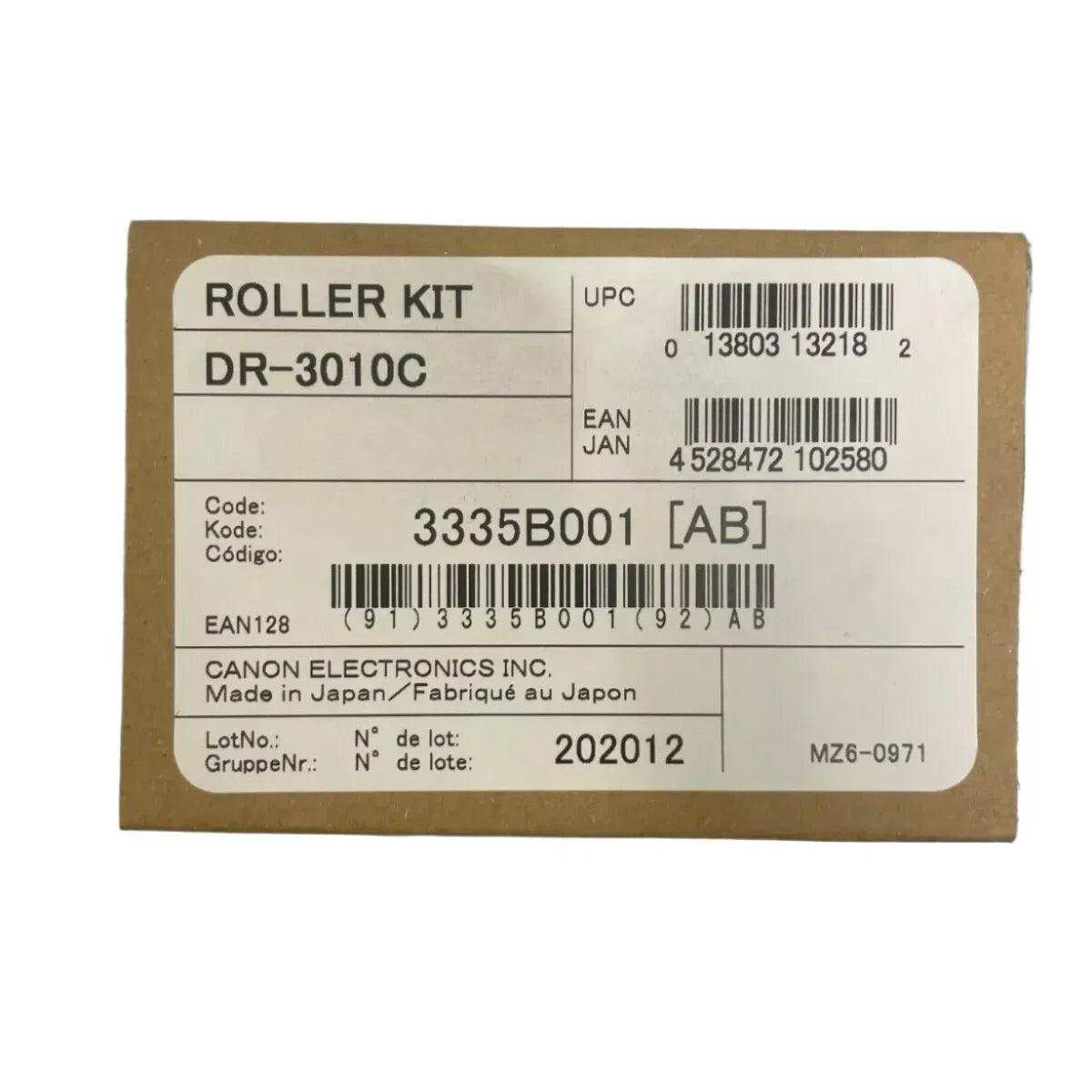 Genuine Canon Exchange Roller Kit for DR3010C Scanner 3335B001 DR3010CERKIT  [6759B001]