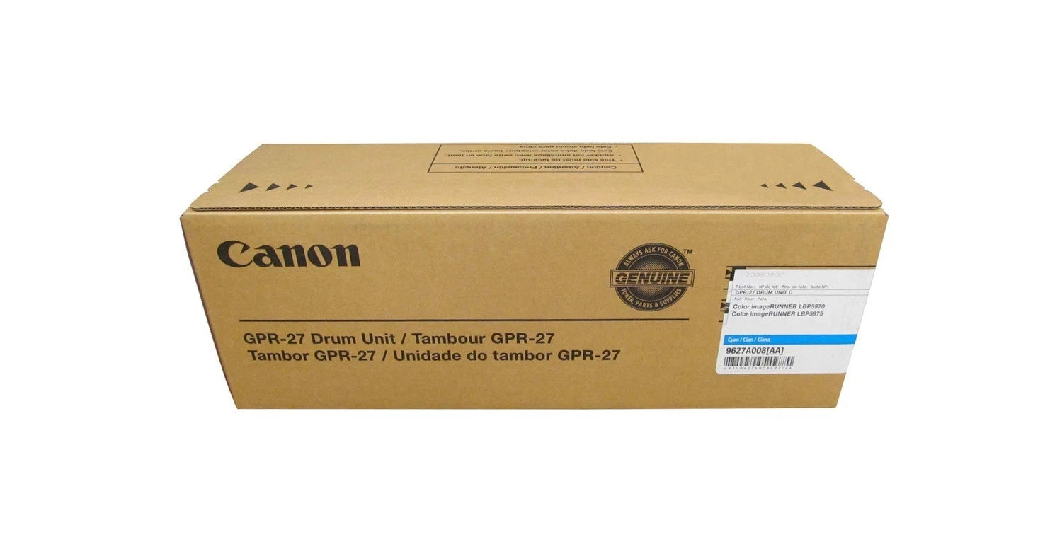 Genuine Canon GPR27 Cyan Drum Unit for imageRUNNER LBP5970 LBP5975 [9627A008]