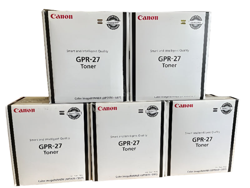 Genuine Canon GPR-27 Black Toner Cartridge for LBP5970 LBP5975 10K [9645A008AA]