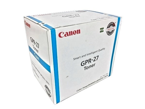 Genuine Canon GPR-27 Cyan Toner Cartridge for LBP5970 LBP5975 12K [9644A008AA]