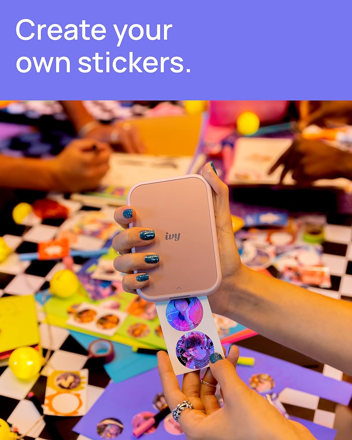 Canon Ivy 2 Mini Portable Photo Printer iOS & Android Devices [PINK] 5452C017