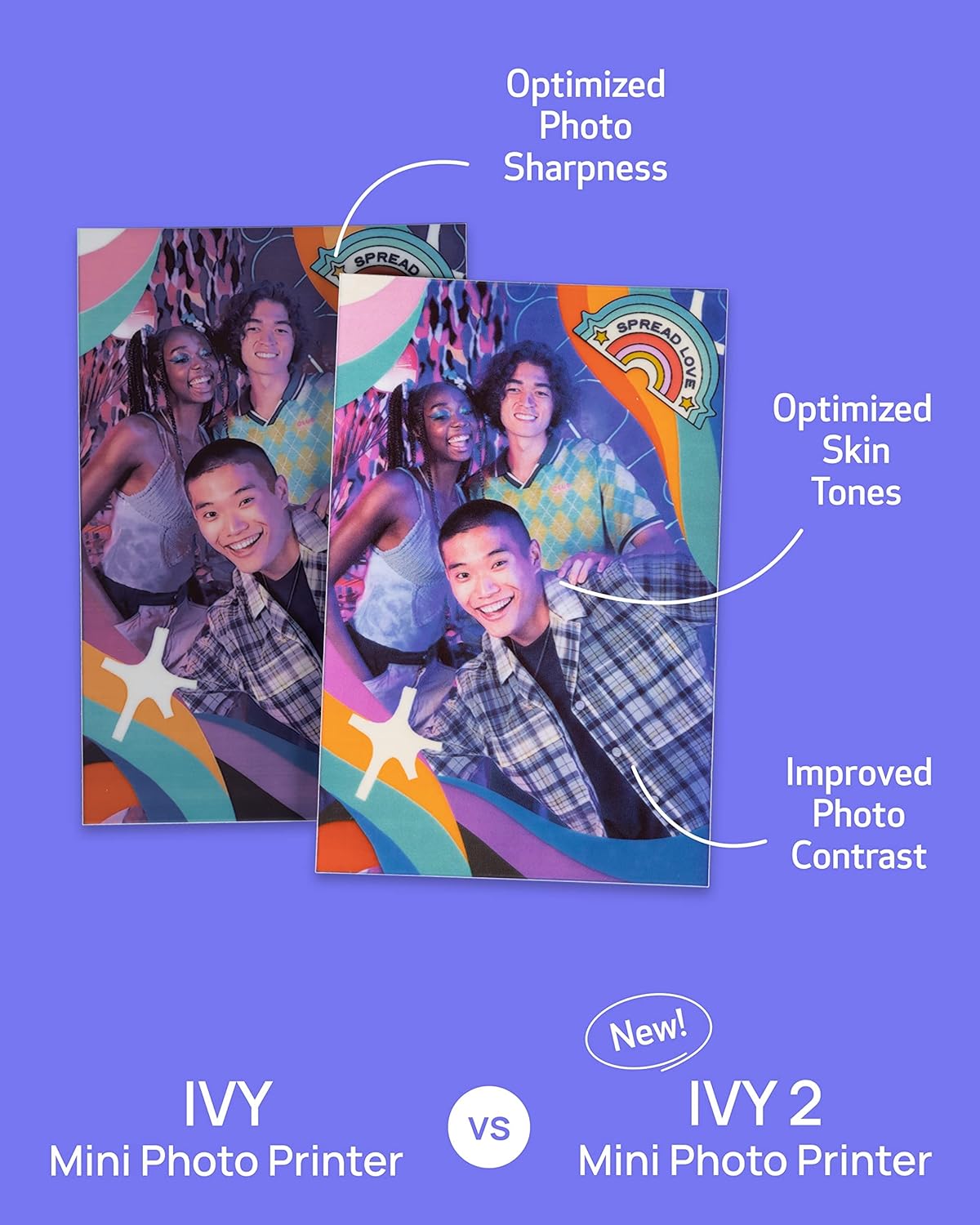 Canon Ivy 2 Mini Portable Photo Printer iOS & Android Devices [PINK] 5452C017