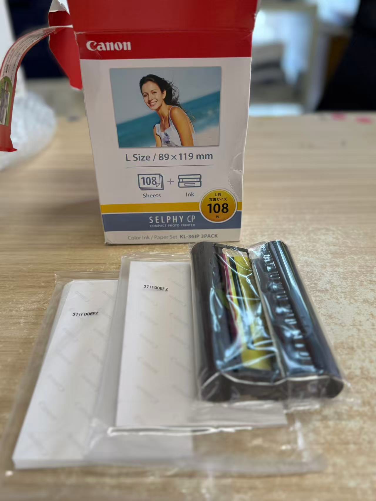 Canon KL-36IP Ink/Paper Pack to Suit SELPHY CP1500 CP1300 CP1200 CP910 CP900 CP800 CP790 (L Size)