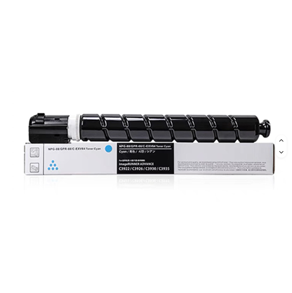 NPG-88 OEM Refill Cyan Toner Cartridge for Canon imageRUNNER ADVANCE DX C3922i C3926i C3930i C3935i 25.5K [GPR-66]