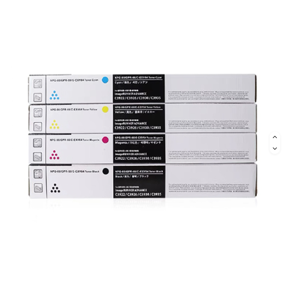 4x Pack Canon NPG-88 OEM Refill C/M/Y/K Toner Cartridge Set [GPR-66]