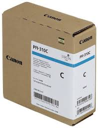 Genuine Canon PFI-310C Cyan Ink Tank Cartridge for Tx Range LFP 330ML