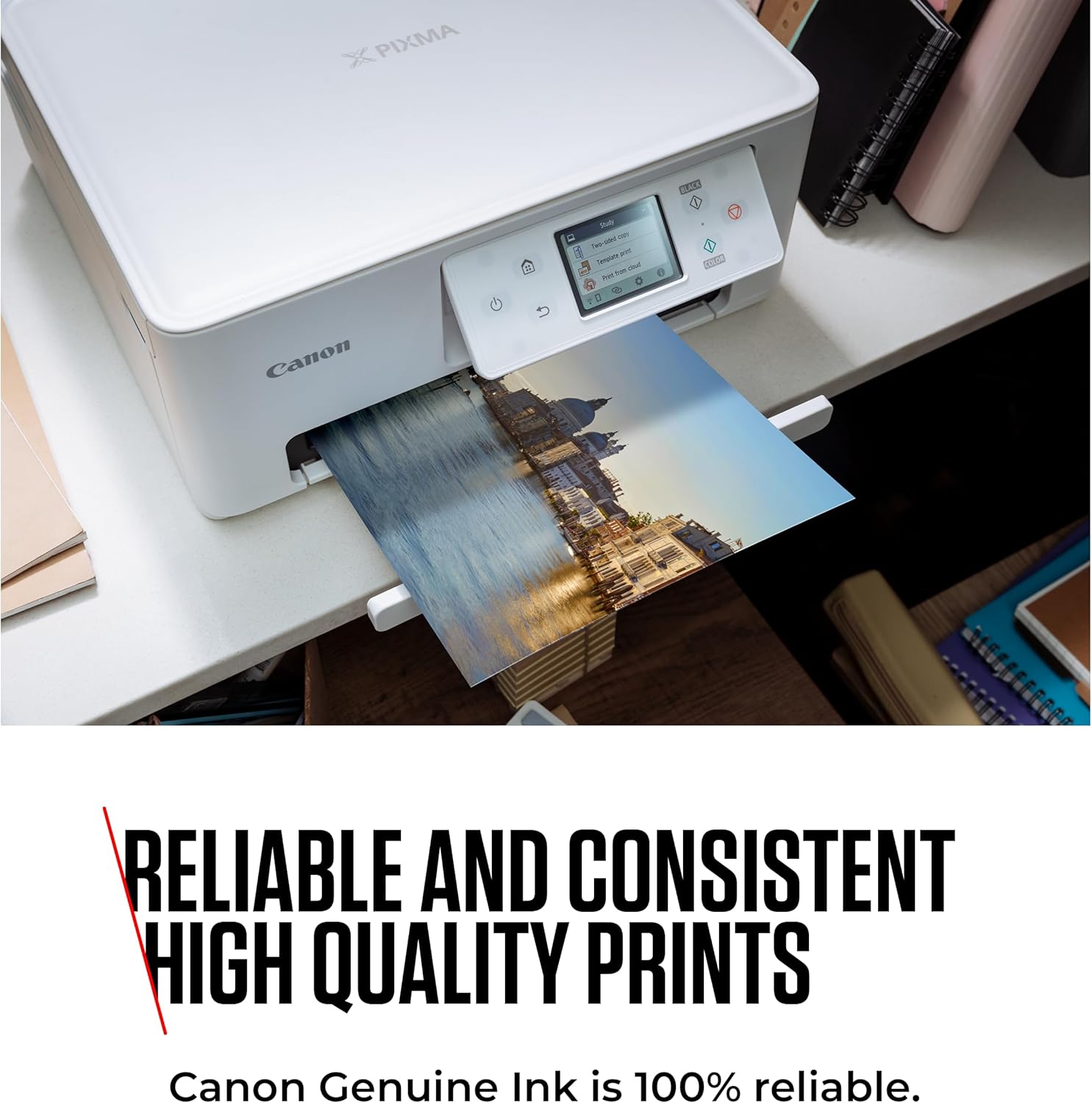 Genuine Canon PG585XL+ CL586XL Ink Cartridge Value Pack+BONUS: GP501 4x6 50 Sheets Photo Paper