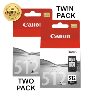 Genuine Canon PG512 FINE BLACK High Yield Ink Cartridge for MP240/MP250/MP260/MP495/MP492/MP490/MP280 (401p)