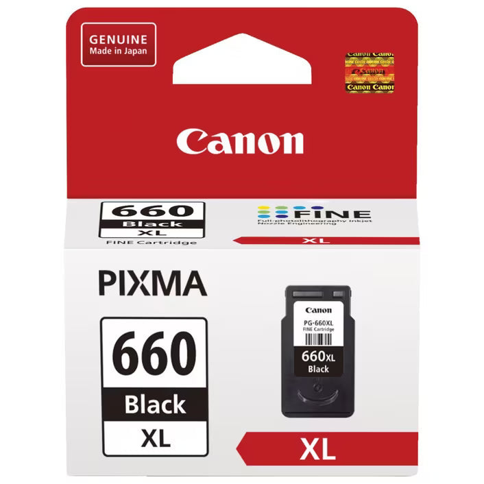 Genuine Canon PG660XL High Yield Pigment Black Ink Cartridge for TR7060a TS5360a TS5365 [PG-660XL]