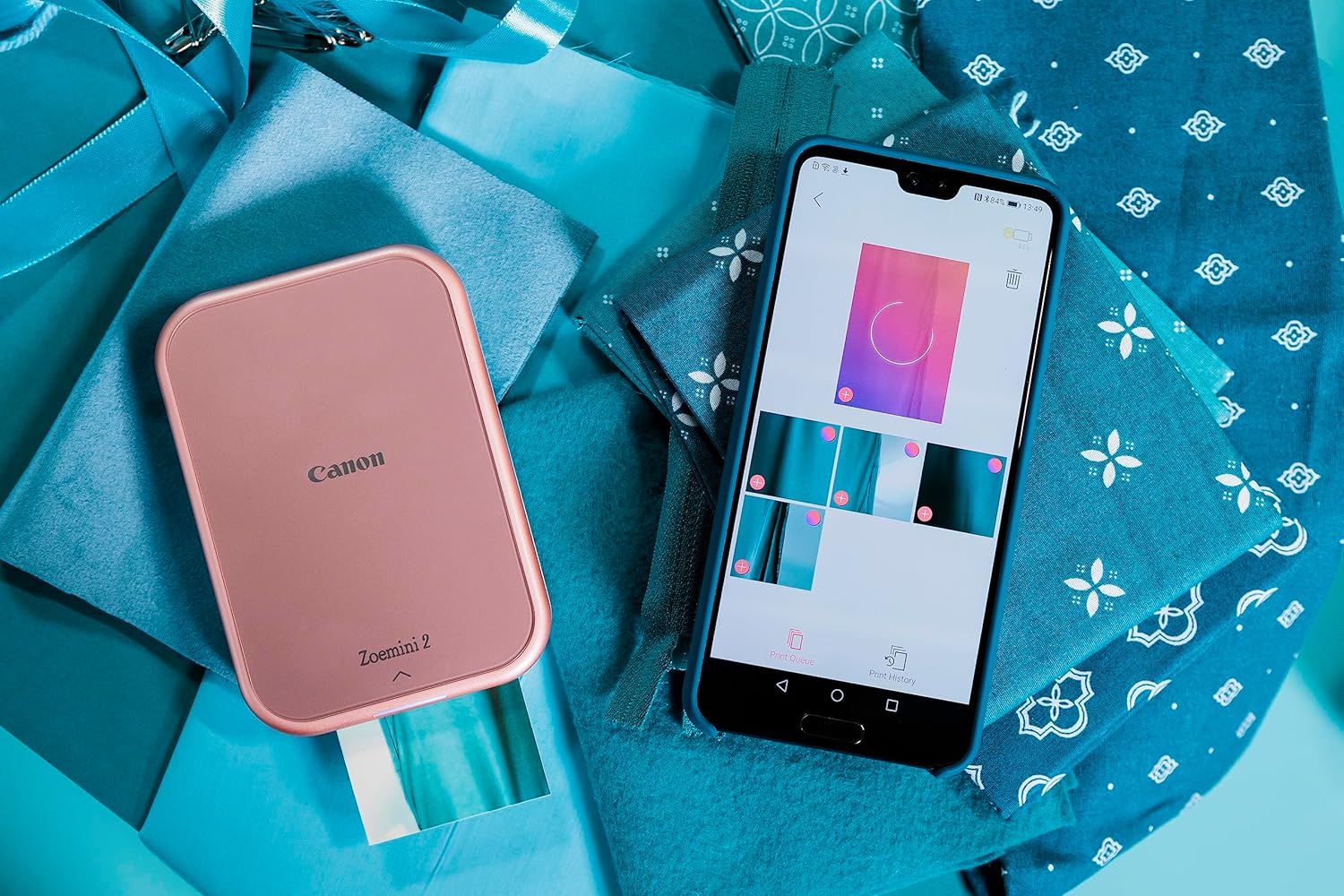 Canon Zoemini 2 Mini Wireless Photo Printer - Mobile, Portable, Pocket 5452C003[Rose Gold]