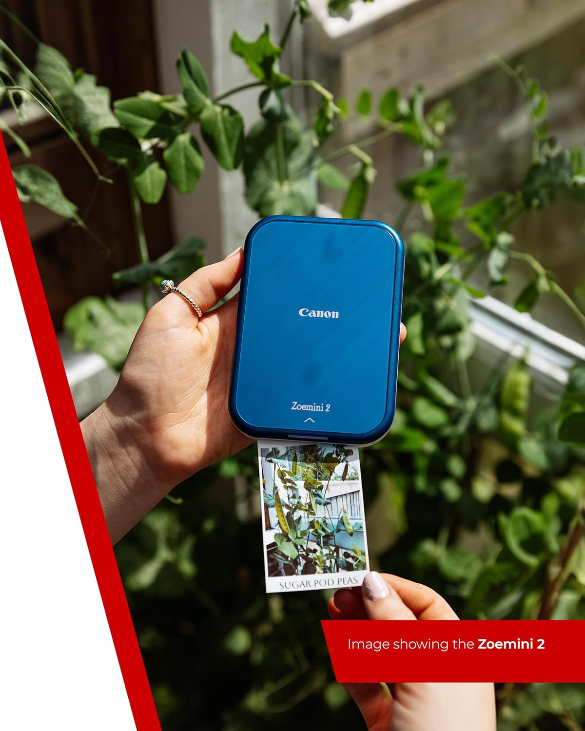 Canon Zoemini 2 Portable Photo Printer Navy Blue + 100 Sheets ZINK Paper Bundle