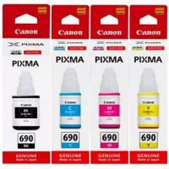 Bundle: Canon PIXMA G3610 3-in-1 Refillable Ink Tank MFP Printer+BONUS:4x GI690 INK SET