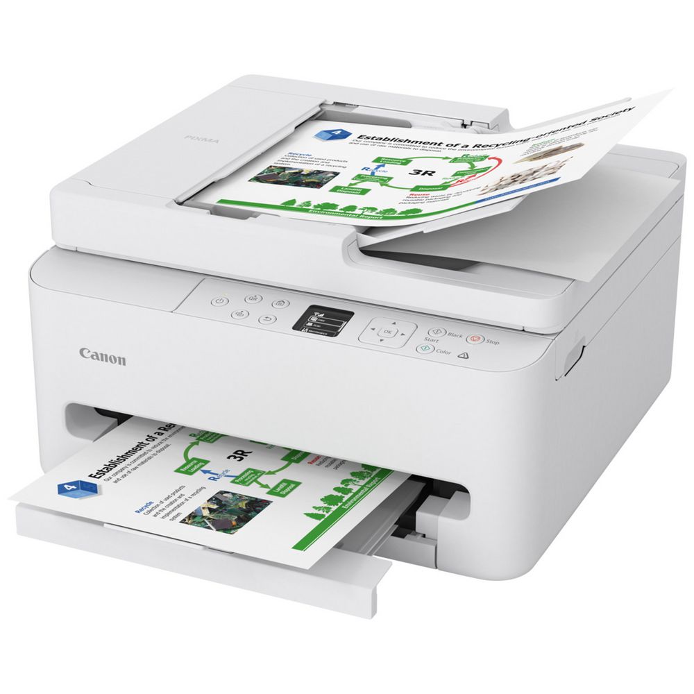 Canon PIXMA TR7160 Home Office Inkjet Multifunction Printer+ADF+Duplex PG595/CL586