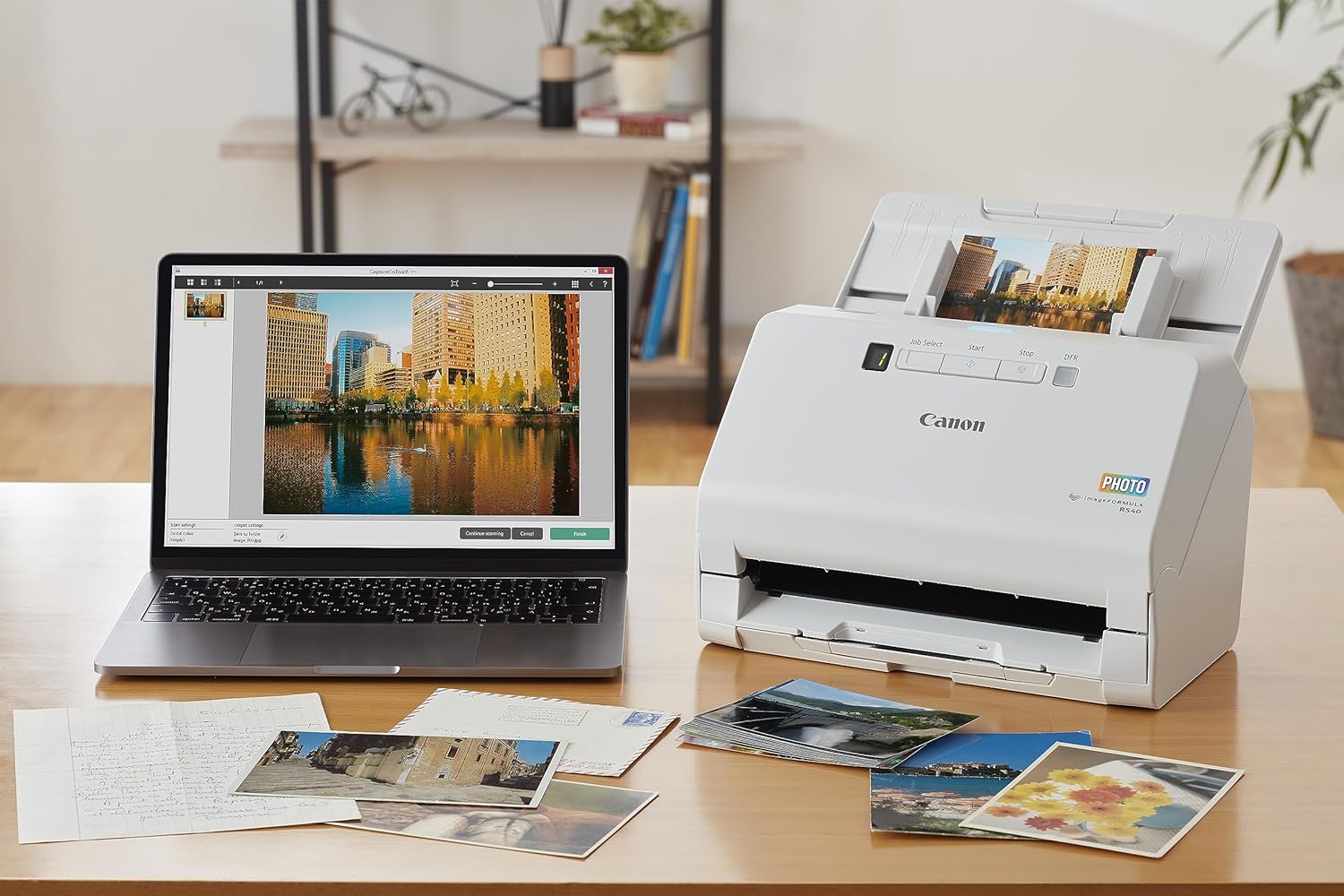 Canon ImageFORMULA RS40 Photo & Document Scanner+CaptureOnTouch Software 40PPM