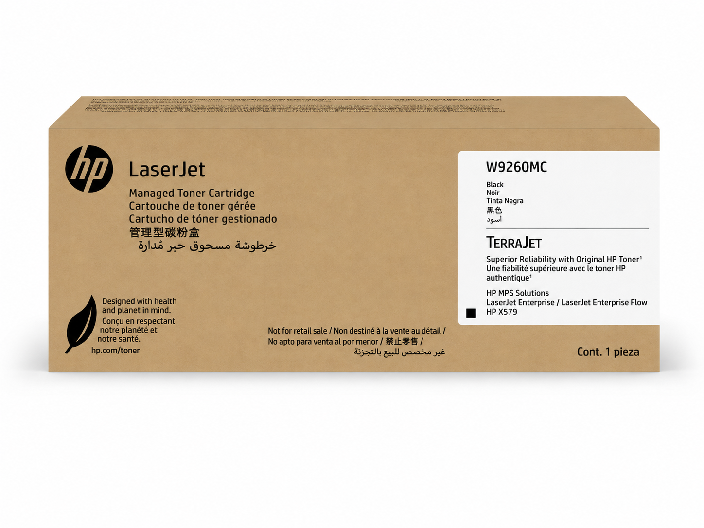 HP W9260MC Black Managed Original LaserJet Toner Cartridge 40,000 Pages