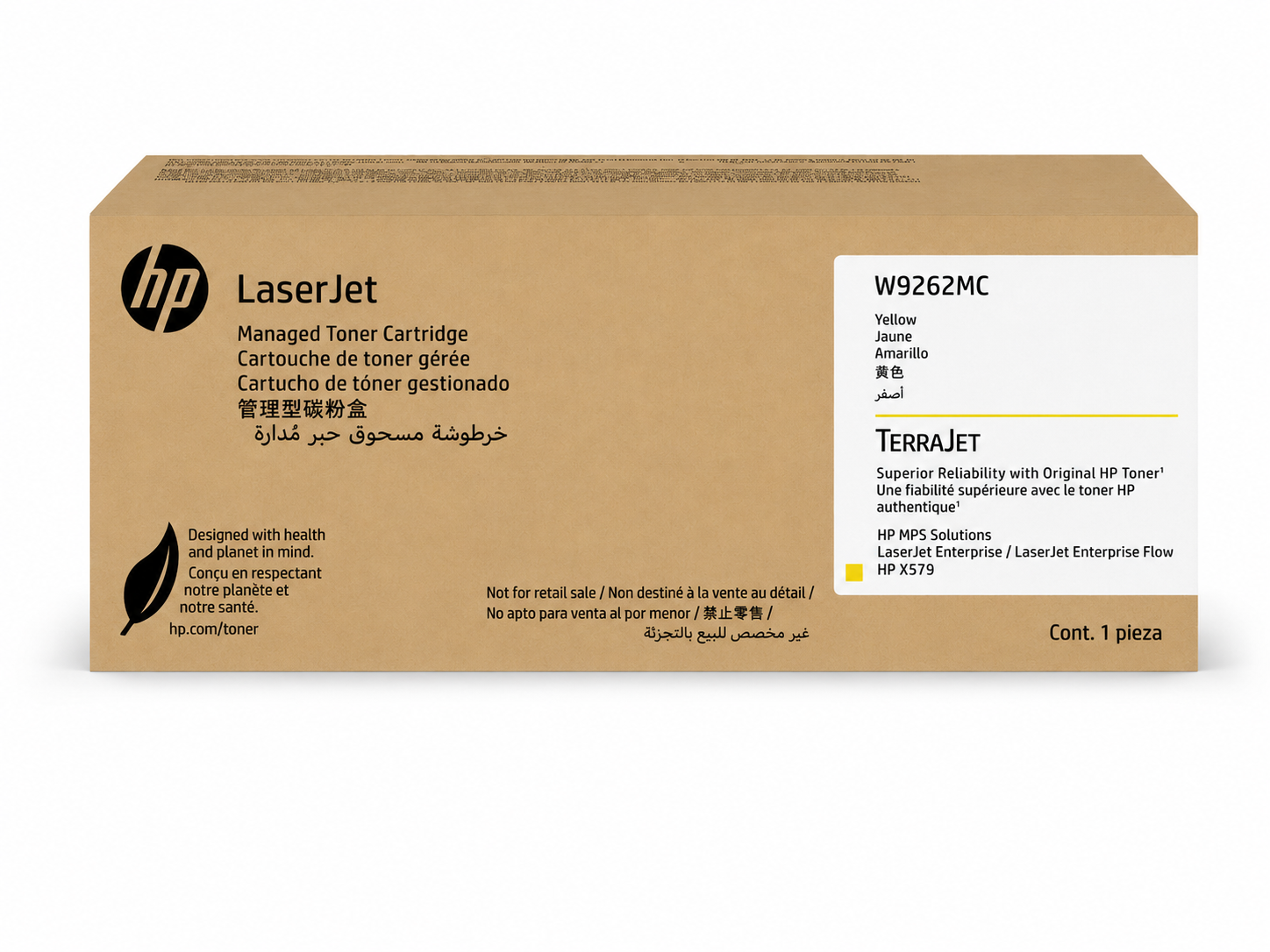 HP W9262MC Yellow Managed Original LaserJet Toner Cartridge 30,000 Pages