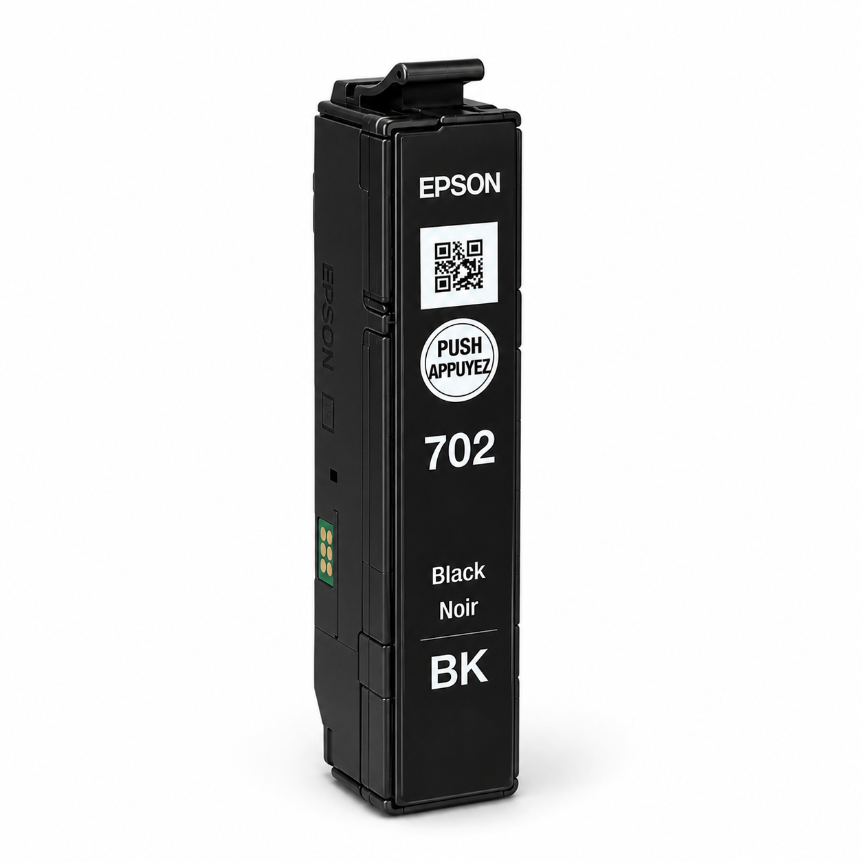Genuine Epson 702 Black Ink Cartridge C13T344192 [OEM Bulk Packaging] – Factory Sealed