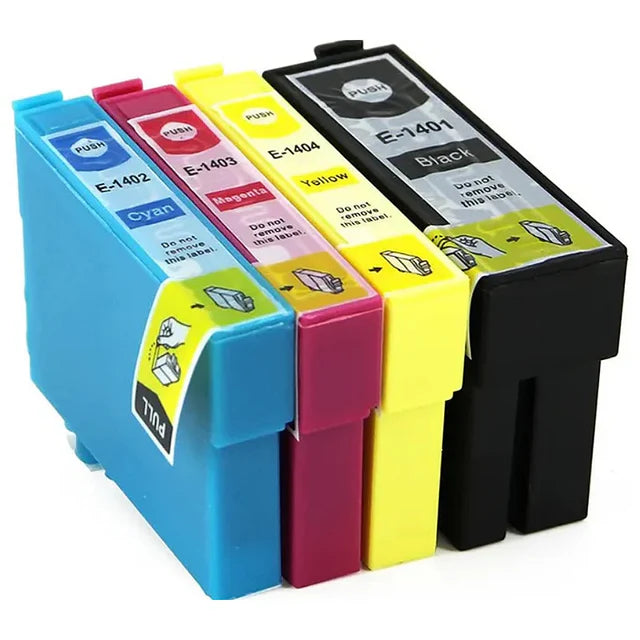Bundle: 4x Pack Premium Compatible Epson T1401 T1402 T1403 T1404 140 Ink Cartridge Set Extra High Yield