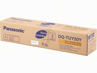 1 X Genuine Panasonic Dq-Tuy20Y Yellow Toner Cartridge Dp-C265 -