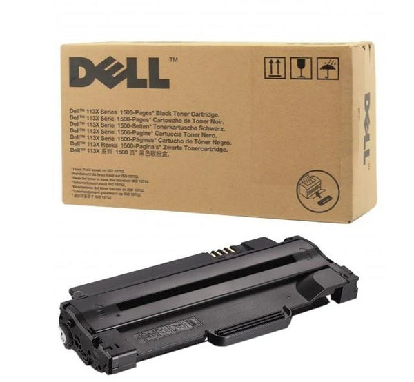 1 x Genuine Dell 3J11D Black Toner Cartridge for 113X 1130 1130n 1133 1135n 1.5K [59211532]