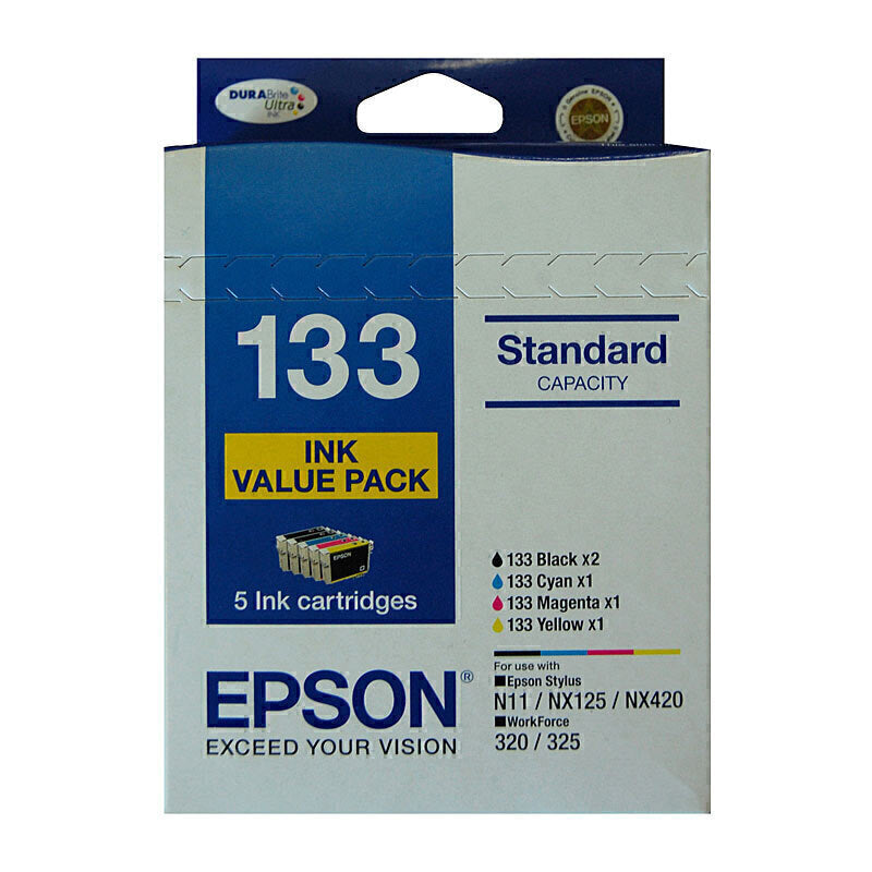 Epson 133 x 5 Ink Value Pack C13T133694