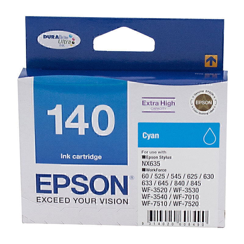 Epson 140 Cyan Ink Cart C13T140292