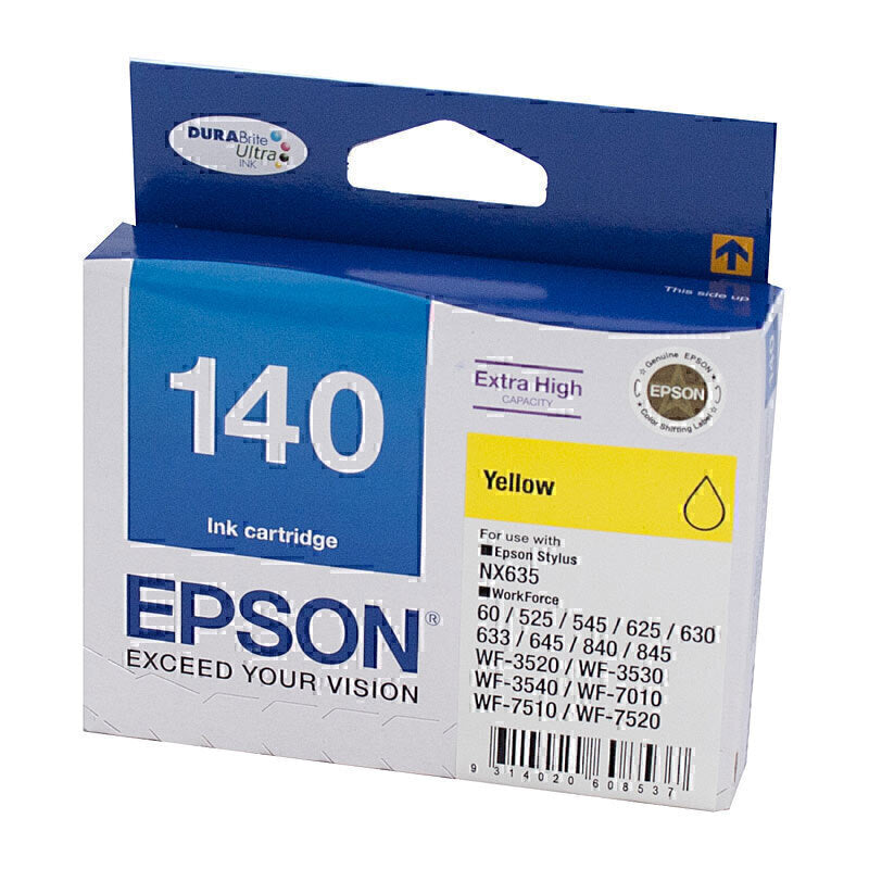 Epson 140 Yellow Ink Cart C13T140492