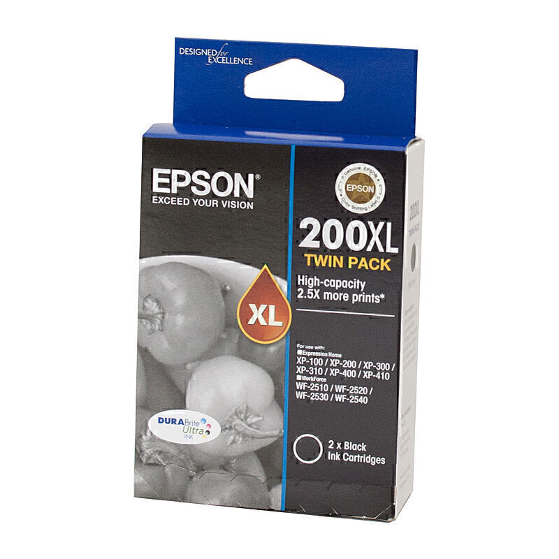 Epson 200XL Black Twin Pack