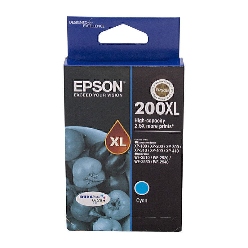 Epson 200XL Cyan Ink Cart C13T201292