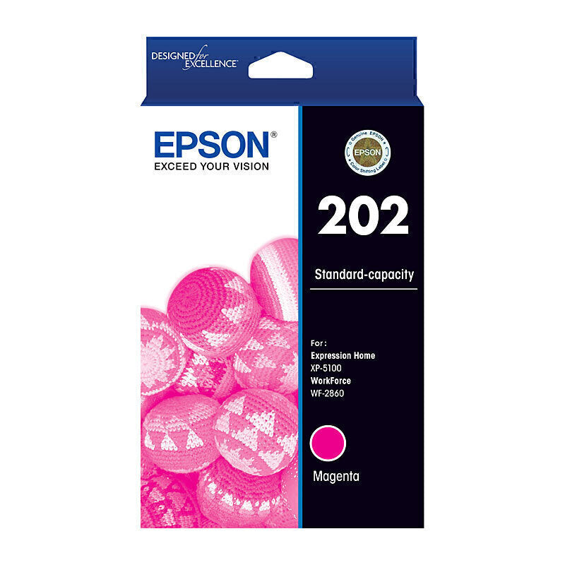 Epson 202 Magenta Ink Cart C13T02N392