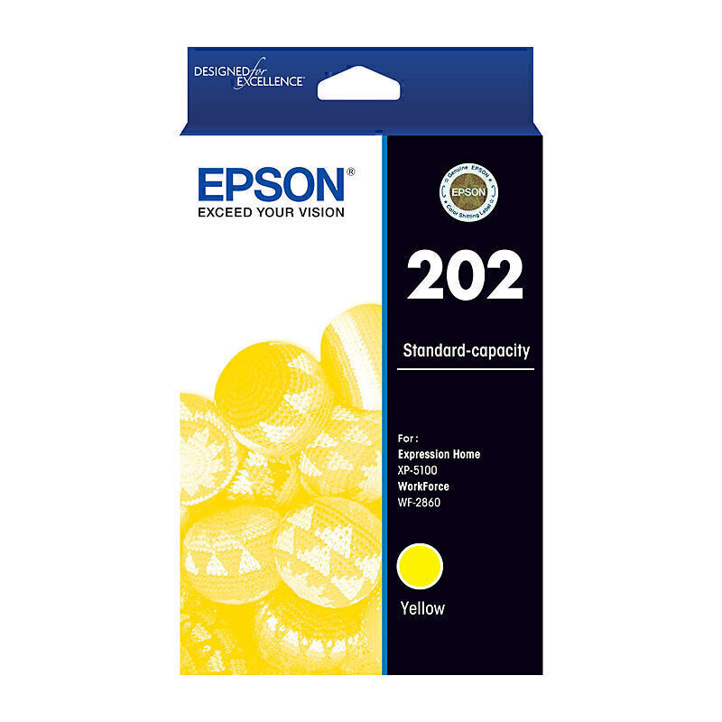Epson 202 Yellow Ink Cart C13T02N492