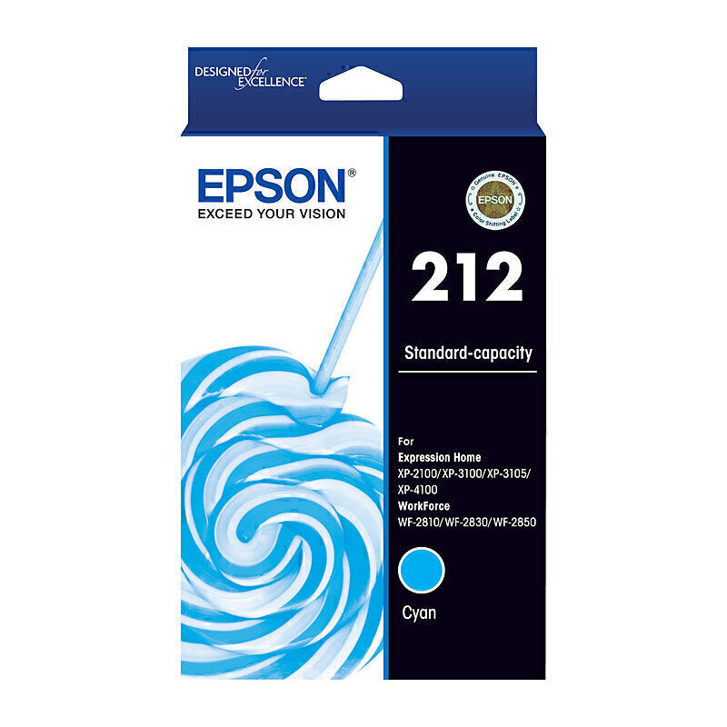 Epson 212 Cyan Ink Cart C13T02R292