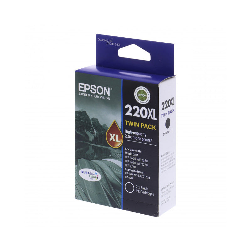 Epson 220XL Black Twin Pack C13T294194