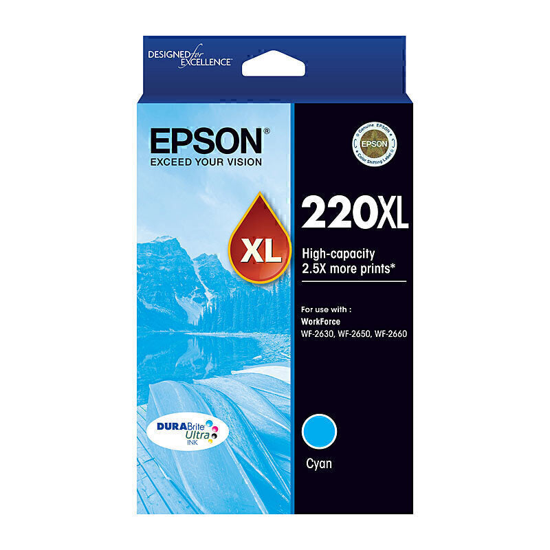 Epson 220XL Cyan Ink Cart C13T294292