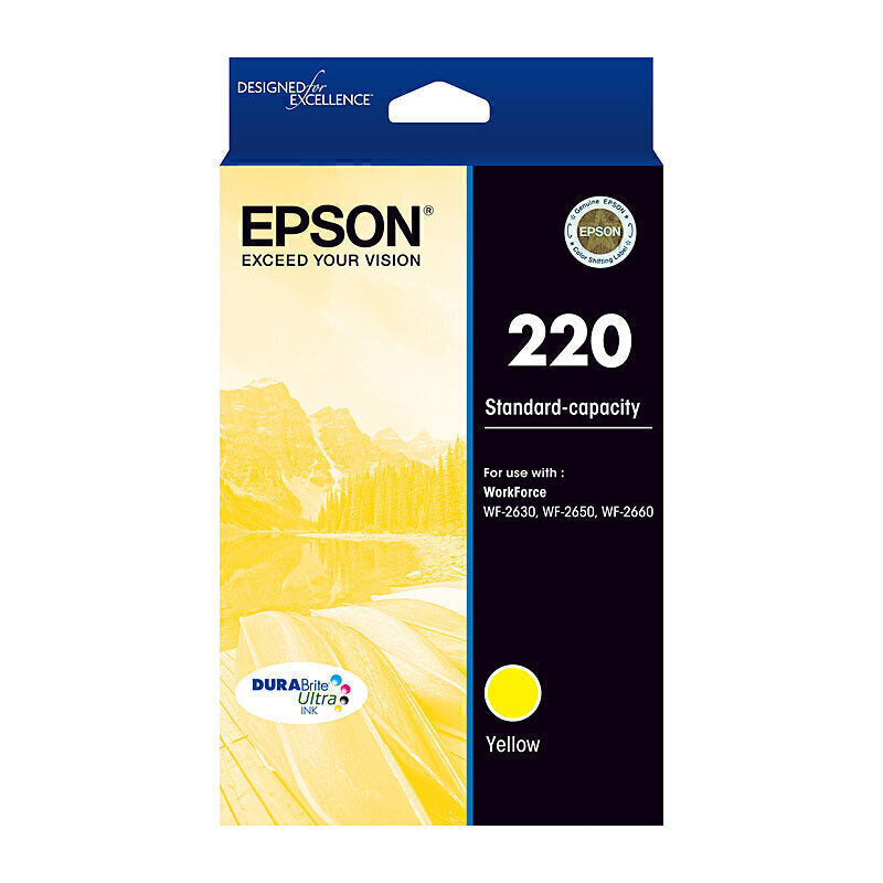 Epson 220 Yellow Ink Cart C13T293492