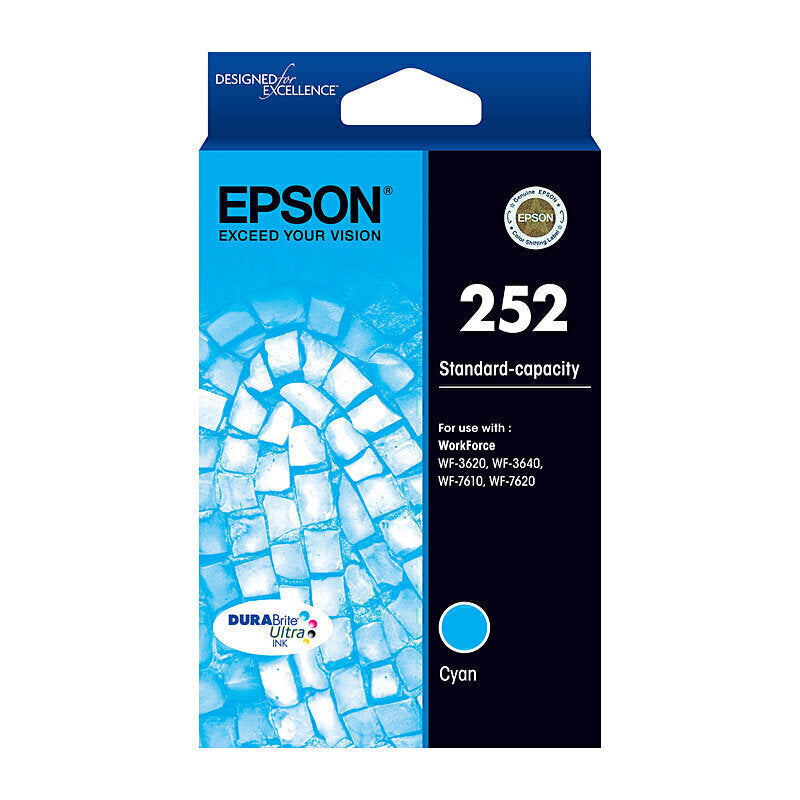 Epson 252 Cyan Ink Cart C13T252292
