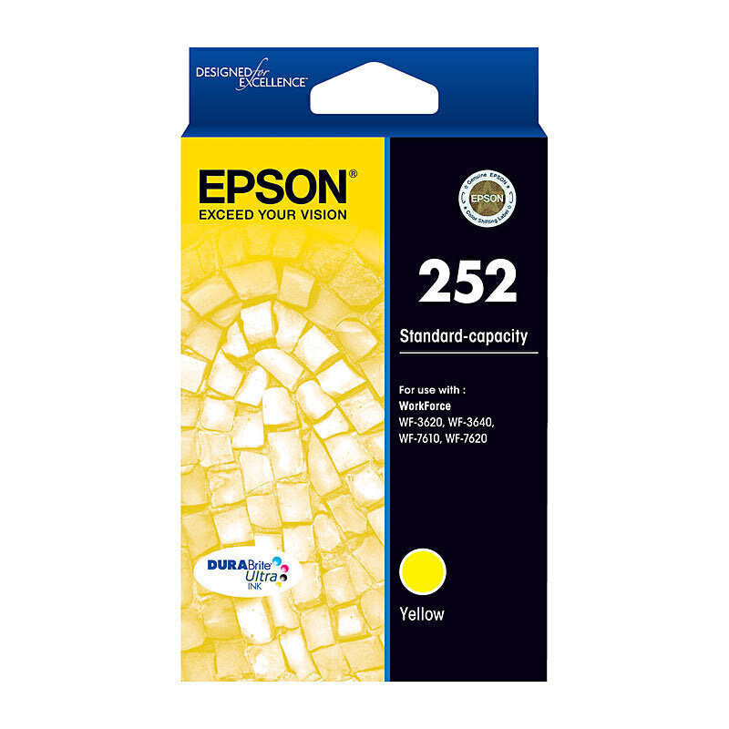 Epson 252 Yellow Ink Cart C13T252492