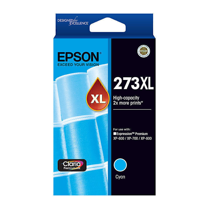 Epson 273XL Cyan Ink Cart C13T275292