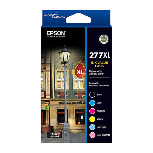 Epson 277XL 6 Ink Value Pack C13T278892