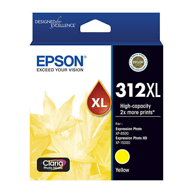 Epson 312XL Yellow Ink Cart C13T183492