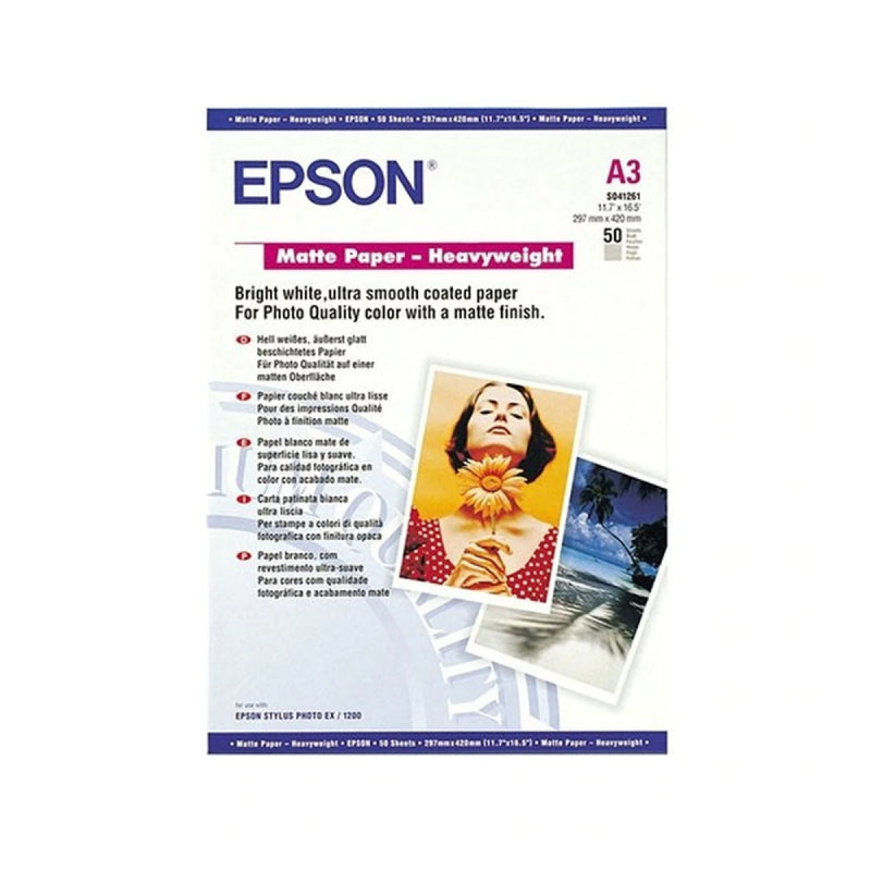 Epson S041261 Matte H/W Paper C13S041261