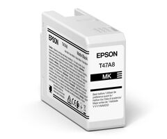 Genuine Epson T47A8 Matte Black Ink Cartridge for ScureColor P906 A2 Printer 50ml [C13T47A80N]