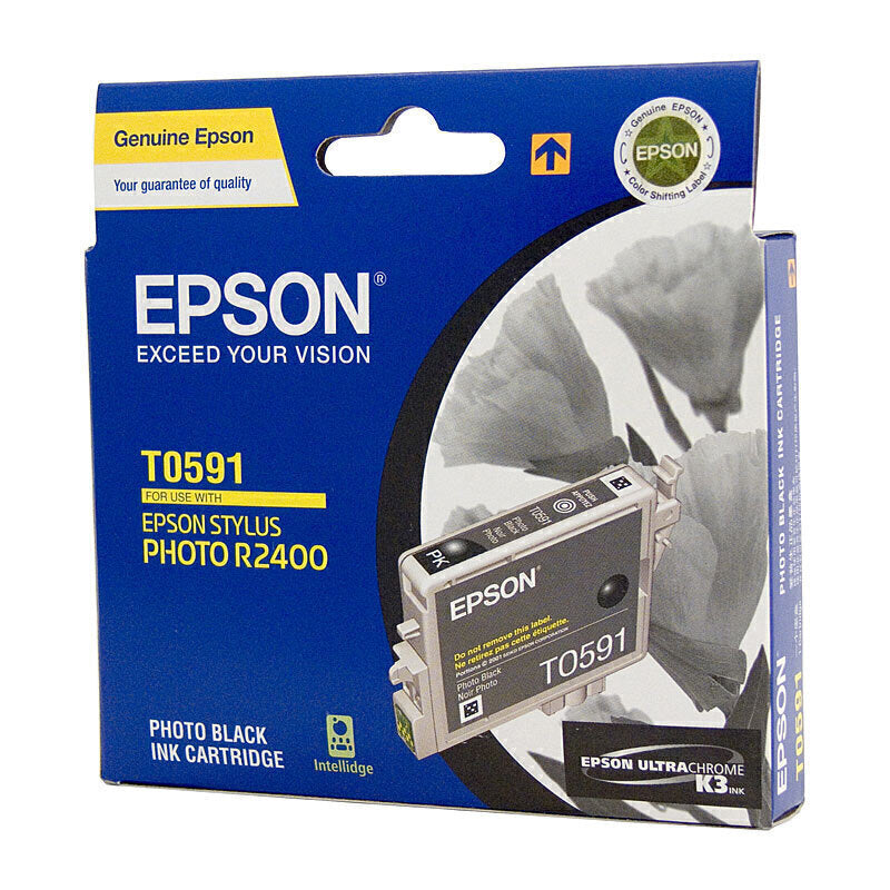Epson T0591 Black Ink Cart C13T059190