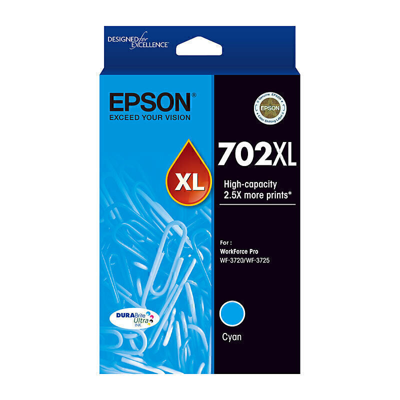Epson 702XL Cyan Ink Cart C13T345292